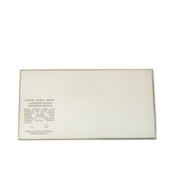 Eiffel Tower Orange Cinnamon Soap Set 3 Bars Made in France Savons Cannelle - Picture 4 of 16